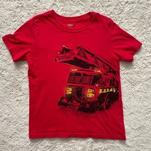 Carter’s Firetruck Graphic Tee (Size 7)